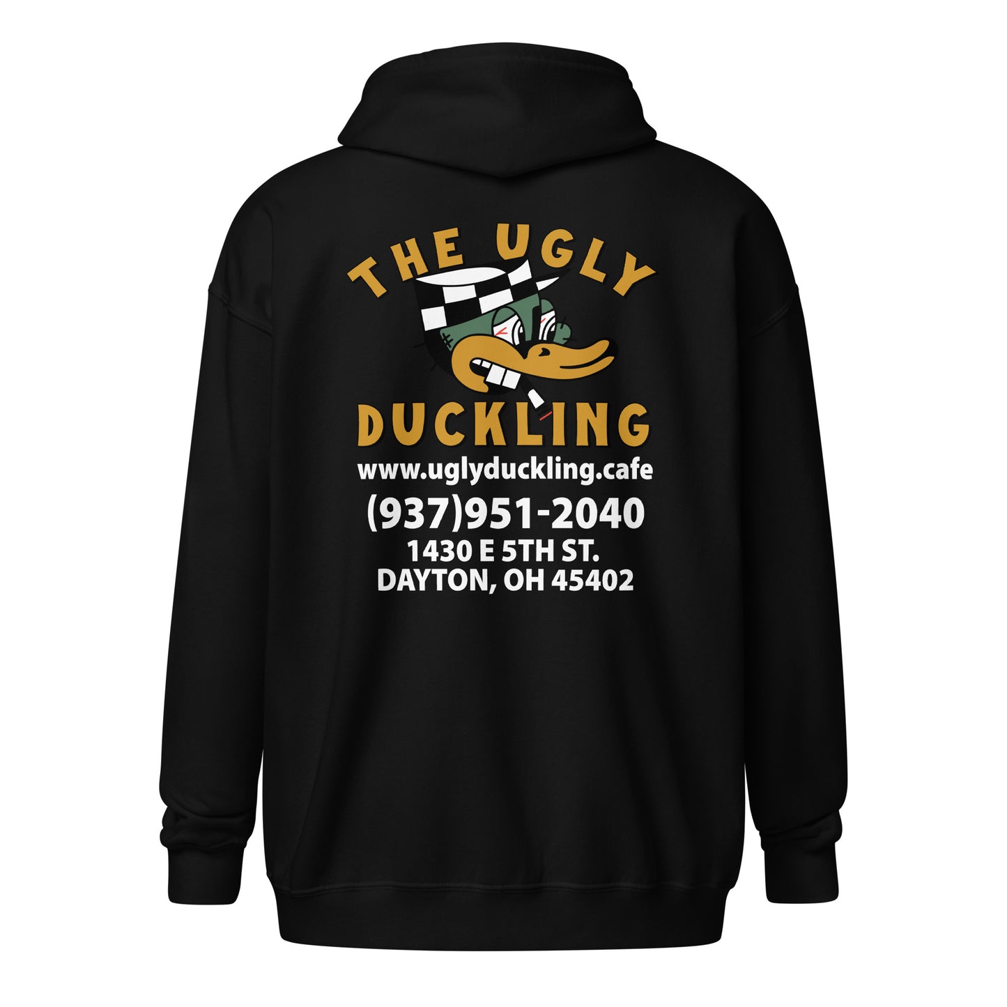 The Ugly Duckling Logo Zip Hoody