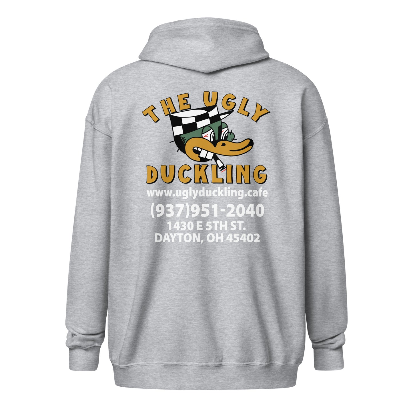 The Ugly Duckling Logo Zip Hoody